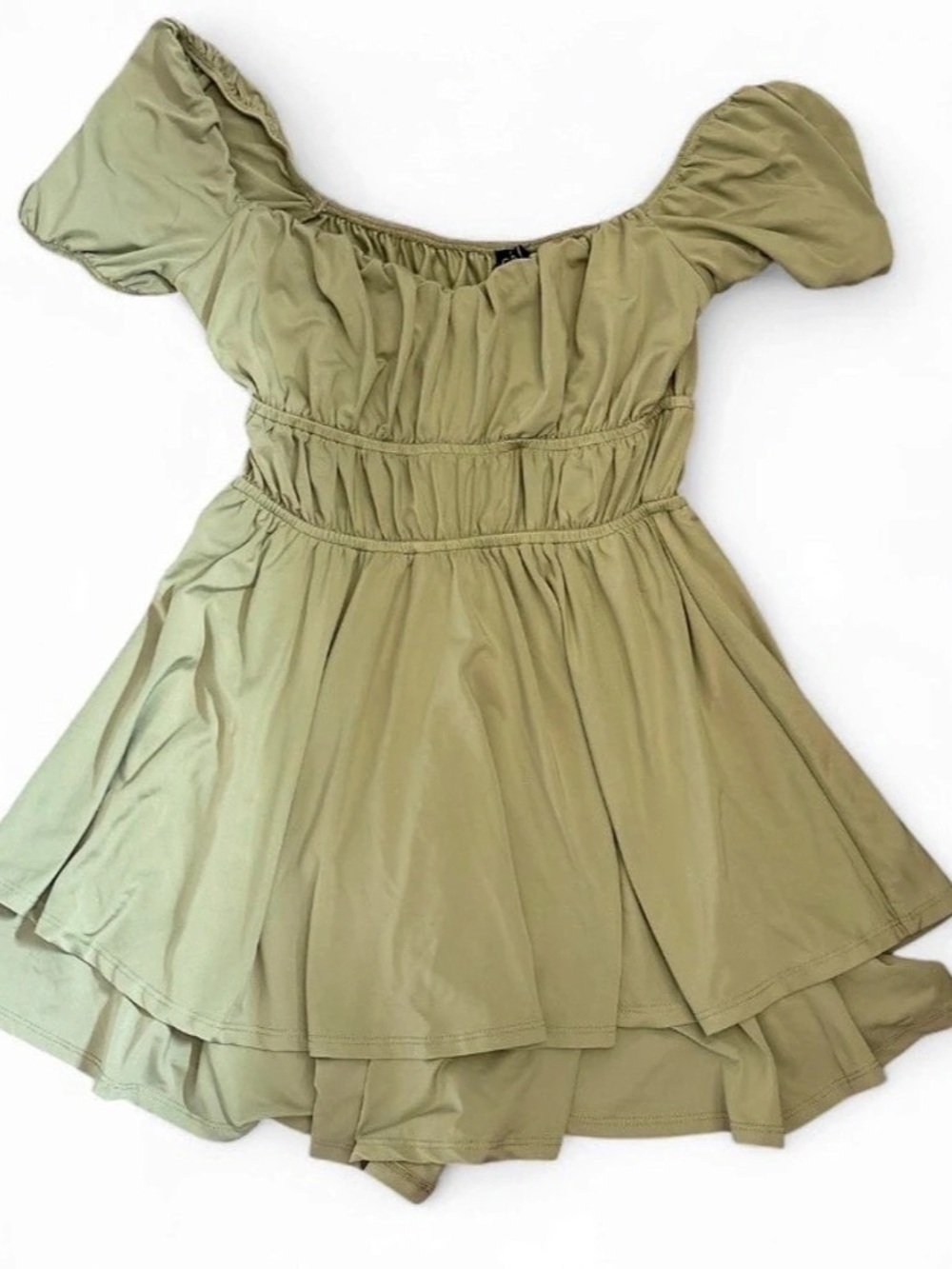 Windsor Sage Green Mini Dress